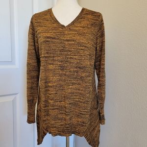 LOGG By Lori Goldstein Cotton/Cashmere Blend Sweater Size M
